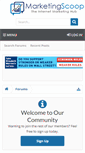Mobile Screenshot of forum.marketingscoop.com